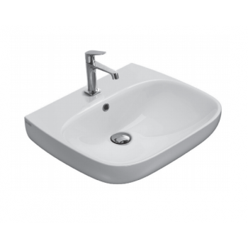 Lavabo sospeso 60x50 cm in Ceramica Globo serie Genesis