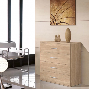 Kommode Mattweiße mit 3 Schubladen