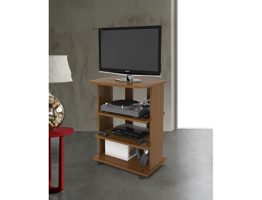Mobile porta Tv Elide 60x45xh81 cm Noce