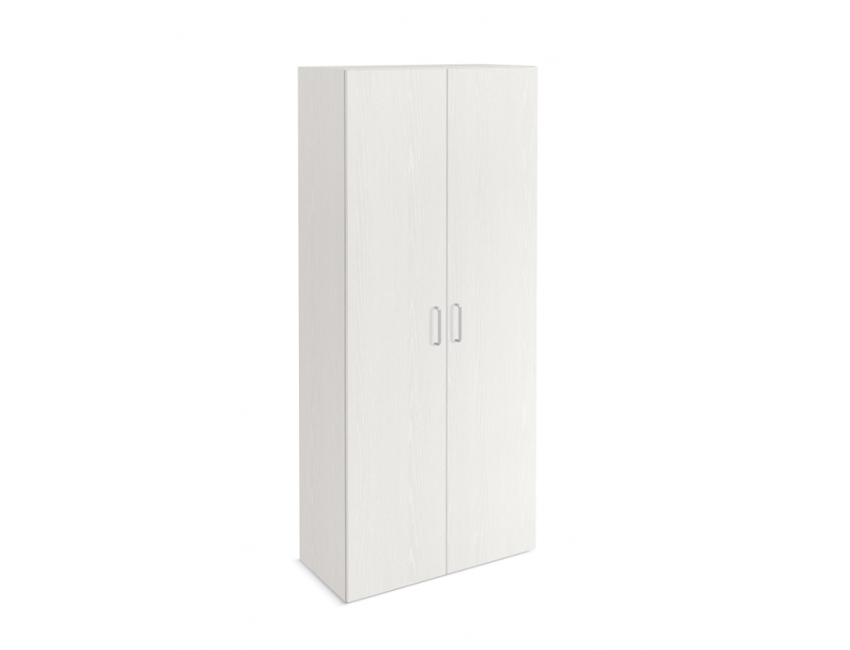 Armadio Portascope 183 cm Bianco frassinato