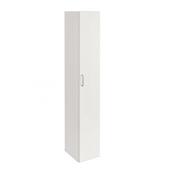 Armadio a colonna 183 cm Bianco frassinato