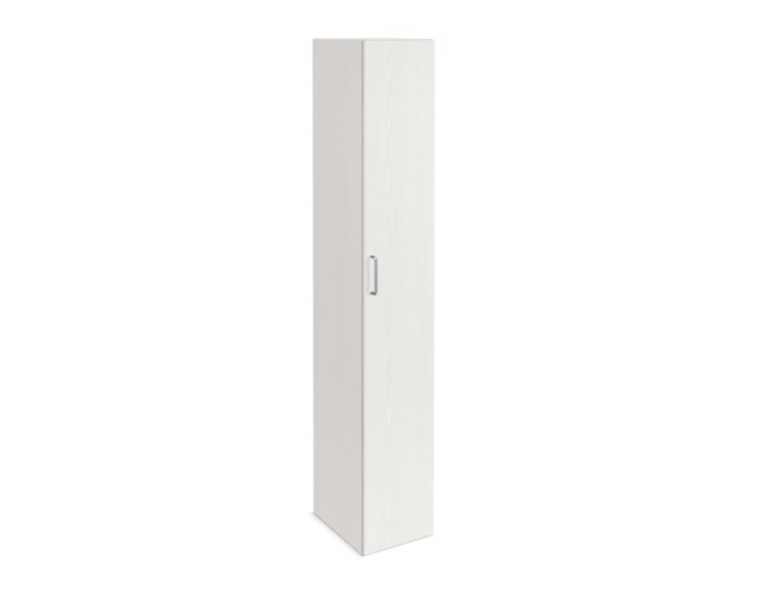Armadio a colonna 183 cm Bianco frassinato