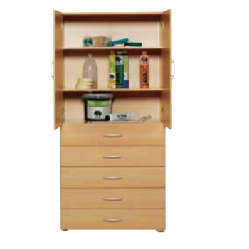 Kommode Mattweiße mit 3 Schubladen