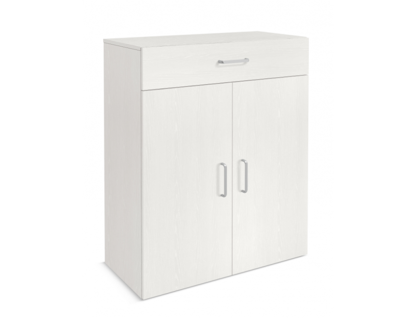 Mobile 80x38xh98 in legno Bianco frassinato
