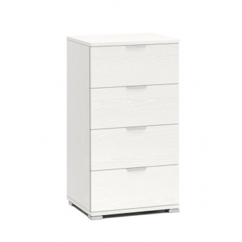 Kommode Mattweiße mit 3 Schubladen