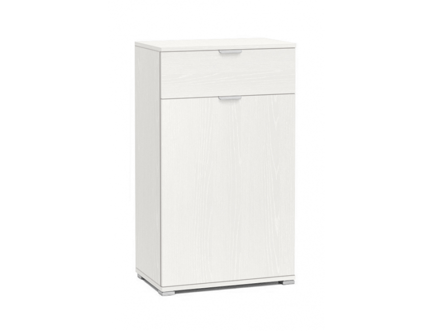 Mobile 82 cm Bianco frassinato con anta e cassetto