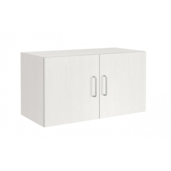 Mobile di sopralzo per armadio 80x38 cm Bianco frassinato