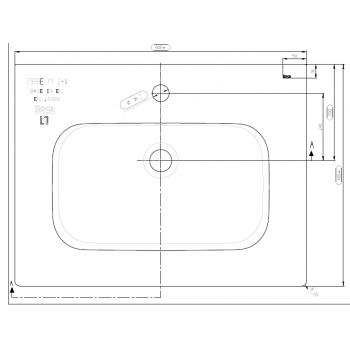 Unterschrank 60 cm Anthrazit mit Waschtisch