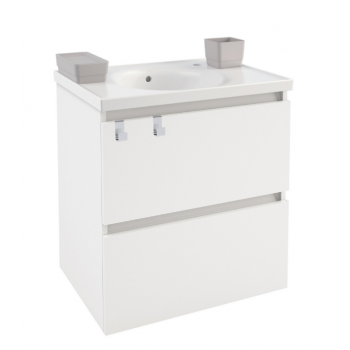 Unterschrank 60 cm Anthrazit mit Waschtisch