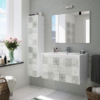 Mobile bagno sospeso 80 cm...