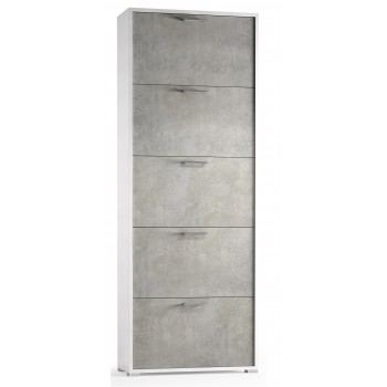 Scarpiera 184 cm Bianco...