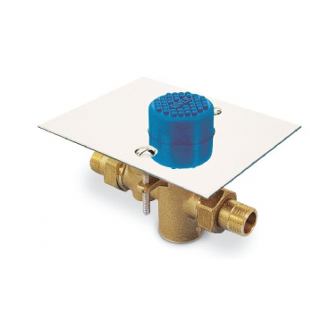 Bodenmontierte Knopfarmatur...