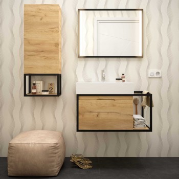 Badezimmer Badmöbel 80 cm...