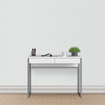 Schreibtisch 102x40 cm Weiß...