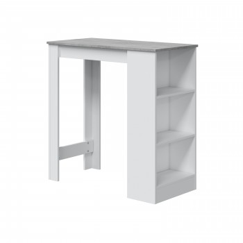 Tisch Hoher 105 cm Mattweiß...