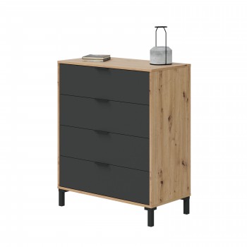 Kommode 77,5x93,5H cm Eiche...