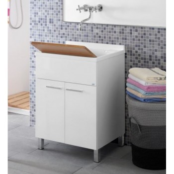 Lavatoio 60 cm laccato bianco