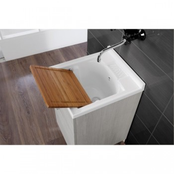 Lavatoio 50 cm rovere chiaro