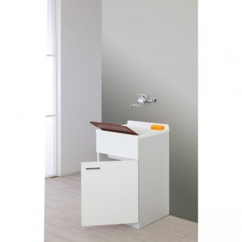 Lavatoio 50 cm bianco lucido