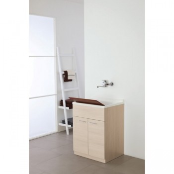 Lavatoio 60 cm 2 ante larice