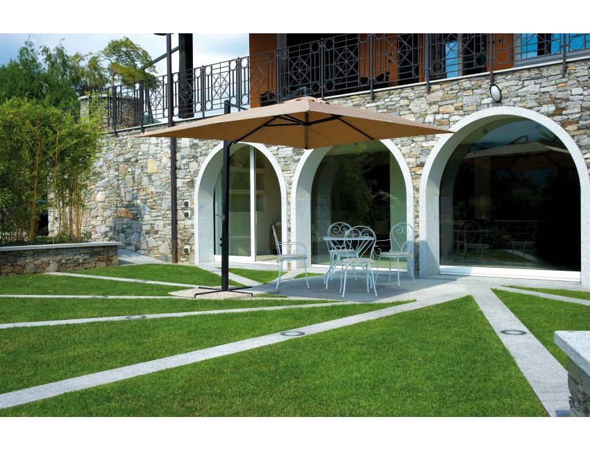 OMBRELLONE RETTANGOLARE 2,40 x 3,30 mt. ESTERNO GIARDINO
