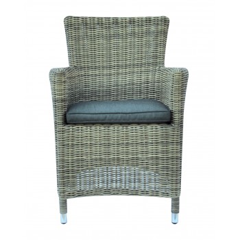 POLTRONCINA ANTIGUA CON CUSCINO PER ESTERNO GIARDINO