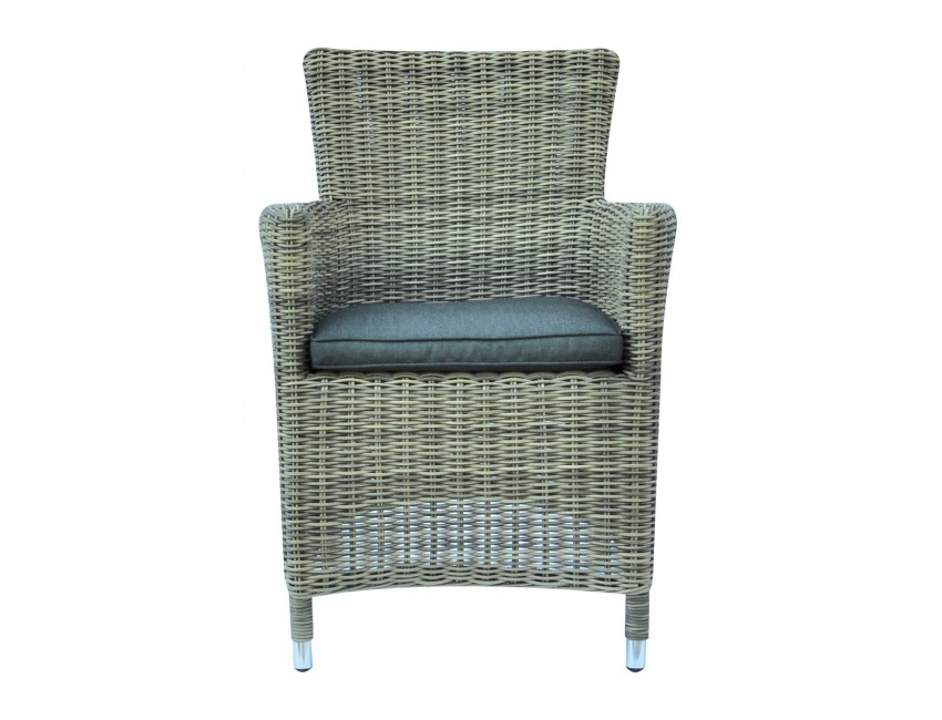 POLTRONCINA ANTIGUA CON CUSCINO PER ESTERNO GIARDINO