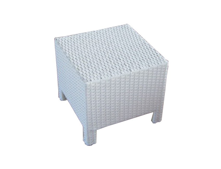 TAVOLINO RAVENNA 45X45CM ESTERNO GIARDINO RATTAN
