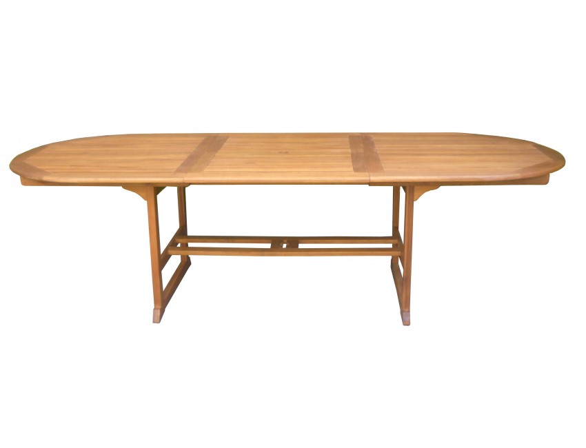TAVOLO OVALE MALAGA ALLUNGABILE ESTERNO GIARDINO LEGNO ACACIA