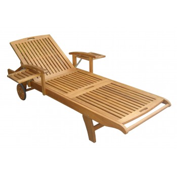 LETTINO SOLE MARBELLA ESTERNO GIARDINO LEGNO ACACIA