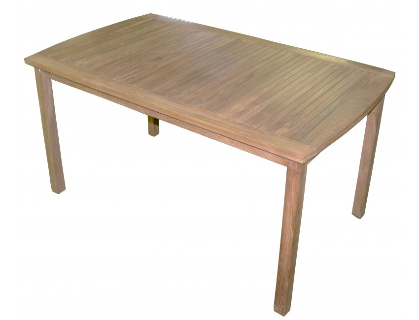 TAVOLO FILICUDI 150X90 ESTERNO GIARDINO LEGNO TEAK