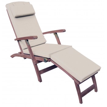 POLTRONA STEAMER ESTERNO GIARDINO LEGNO TEAK