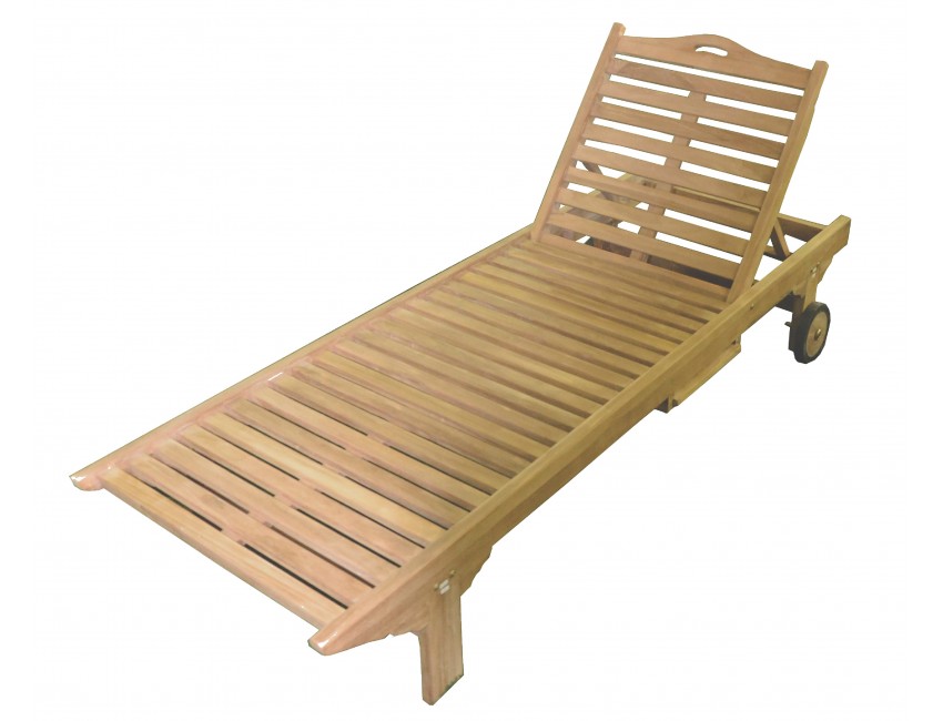 LETTINO SOLE CARLOFORTE ESTERNO GIARDINO LEGNO TEAK