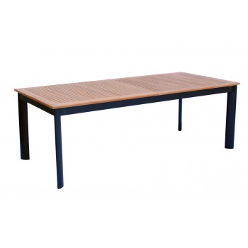 TAVOLO ALICANTE ALLUNGABILE ESTERNO GIARDINO LEGNO TEAK