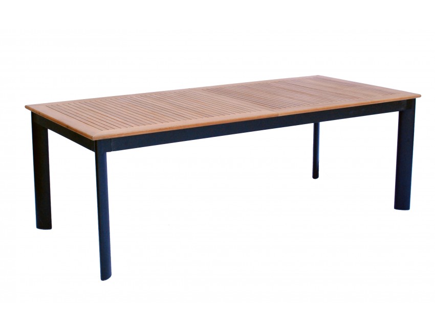 TAVOLO ALICANTE ALLUNGABILE ESTERNO GIARDINO LEGNO TEAK
