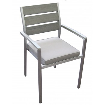 SEDIA VERNAZZA ESTERNO GIARDINO LEGNO RESINA