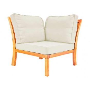 POLTRONA FLOR ANGOLO ESTERNO GIARDINO LEGNO ROBINIA