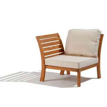 POLTRONA FLOR ANGOLO ESTERNO GIARDINO LEGNO ROBINIA