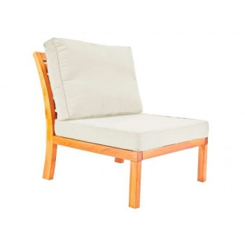 POLTRONA FLOR ESTERNO GIARDINO LEGNO ROBINIA