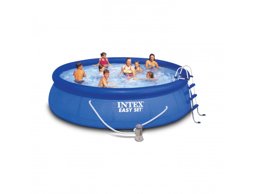 PISCINA ROTONDA AUTOPORTANTE FUORITERRA POMPA DEPURAZIONE SCALETTA TELO COPERTURA