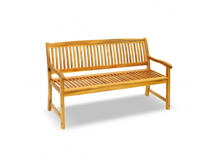 PANCHINA ESTERNO GIARDINO LEGNO ACACIA 3 POSTI