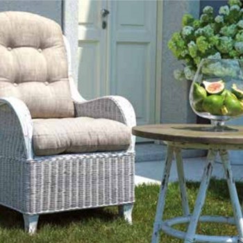 SET AGRA SALOTTO ESTERNO GIARDINO POLTRONE TAVOLINO CUSCINI COMPLETO