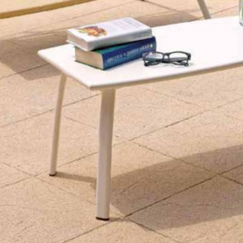 SET ARENZANO ESTERNO GIARDINO POLTRONE DIVANO TAVOLO ALLUMINIO