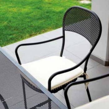 SEDIA INTRA ESTERNO GIARDINO FERRO ANTIRUGGINE