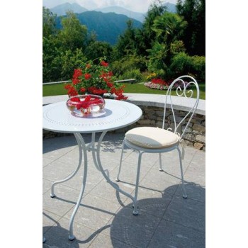 SEDIA SIRMIONE ESTERNO GIARDINO FERRO