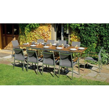 SEDIA SAINT MORITZ ESTERNO GIARDINO LEGNO RESINA