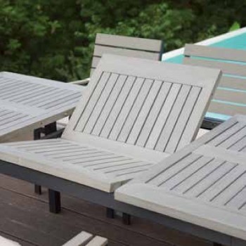 TAVOLO RIOMAGGIORE ALLUNGABILE ESTERNO GIARDINO RESINA LEGNO