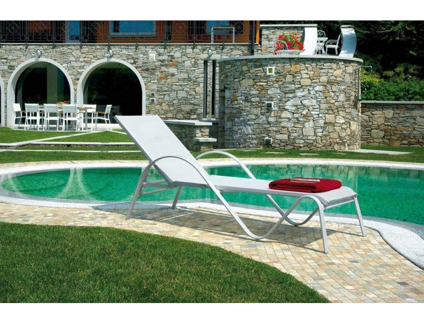 LETTINO SOLE PORTO VECCHIO ESTERNO GIARDINO ALLUMINIO