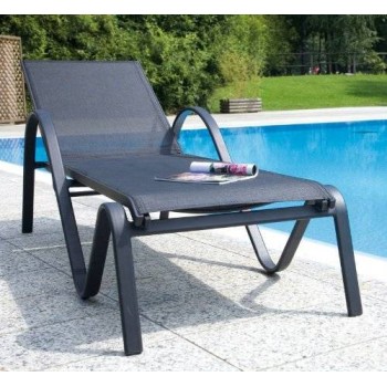 LETTINO SOLE ONDA ESTERNO GIARDINO ALLUMINIO