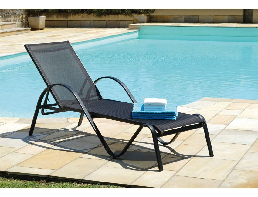 LETTINO SOLE ONDA ESTERNO GIARDINO ALLUMINIO